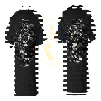 Pinup Girl Warbird 軍用航空機 航空機 Tシャツ - Kawaiitshirt