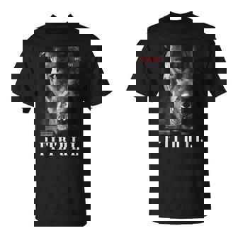 Pitbull 野生の犬テリアの肖像画 ブルドッグ 犬の飼い主 ピットブル Tシャツ - Kawaiitshirt