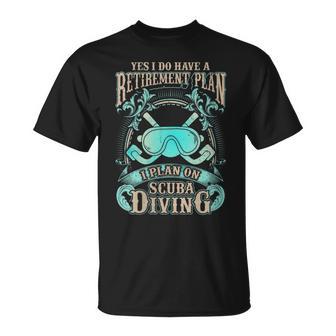 Plan De Retraite De Plongée T-Shirt - Cadeauxyz