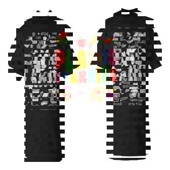 Play Is Learning Teacher First Day Of School Back To School T-Shirt | Mazezy