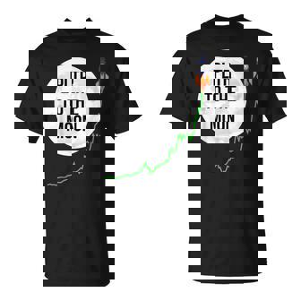 Pltr トゥザムーン株式ティッカー Wsb 面白いミーム Tシャツ - Kawaiitshirt