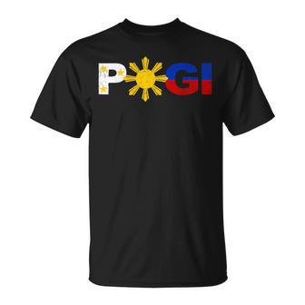 Pogi Philippines Flag Handsome Pinoy Filipino Father's Day T-Shirt - Monsterry
