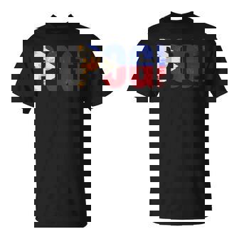 Pogi フィリピンのスラングとフィリピン国旗。 Tシャツ - Kawaiitshirt