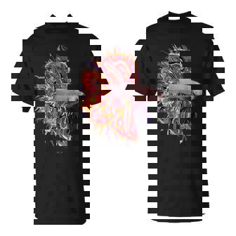 Poisson Combattant Bettaplendens Coloré Comme Motif Idée T-Shirt - Cadeauxyz