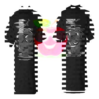 Pomme Funky Avec Lunettes Deoleil Pour Une Jolie Déclaration T-Shirt - Cadeauxyz