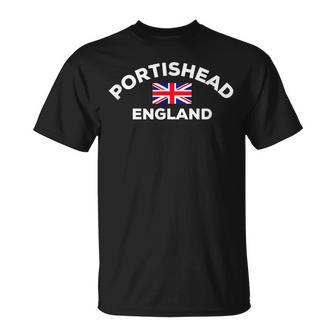 Portishead Inglaterra Reino Unido Bandera De Reino Unido Bandera Ciudad Camiseta unisex - Regaloses