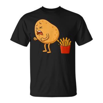 Potato Pooping French Fries s Potato Food Eaters T-Shirt - Thegiftio