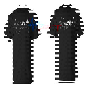 Pragakyline Latido Del Corazón República Checa Amo Praha Camiseta unisex - Regaloses