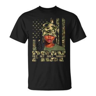 Pray On It Pray Over It Black Woman Loc'd Christian Women T-Shirt - Thegiftio UK