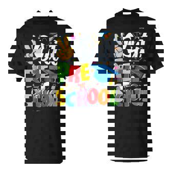 Out Preschool Graduate 2025 Pre K Graduation 2025 T-Shirt - Thegiftio UK