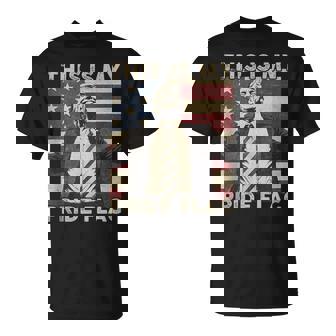 This Is My Pride Flag Trump Usa Flag 4Th Of July T-Shirt | Mazezy