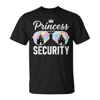 Princess Security Protection Retro Castle Matching Family T-Shirt - Thegiftio UK