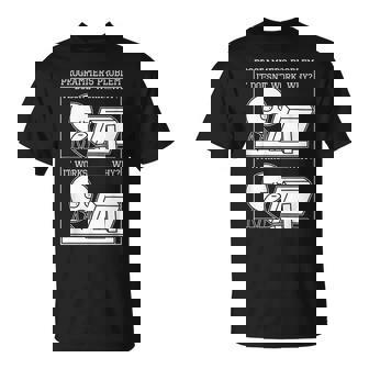 Programador Informático Divertido Regalo De Dibujos Animados Camiseta unisex - Regaloses