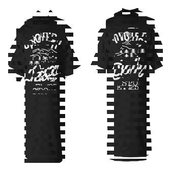 Promoted To Daddy Est 2025 Dad To Be First Time Dad T-Shirt - Monsterry