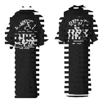 Promoted To Uncle Est 2026 Baby Announcement For Uncle T-Shirt - Monsterry