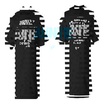 Promoved To Auntie Est 2026 Anuncio De Embarazo Tía 2026 Camiseta unisex - Regaloses