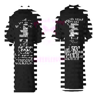 Proud Aunt Of A Cheerleader Aunt Cheer Aunt Cheer Auntie T-Shirt - Monsterry