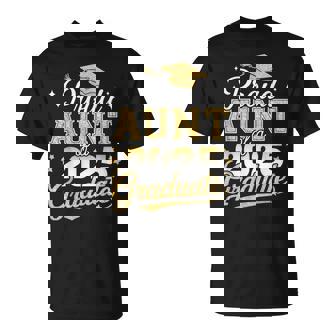 Proud Aunt Of A Class Of 2025 Graduate Senior Graduation T-Shirt | Mazezy