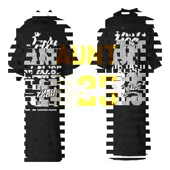 Proud Aunt Of A Class 2025 Graduate Senior Graduation T-Shirt - Thegiftio UK