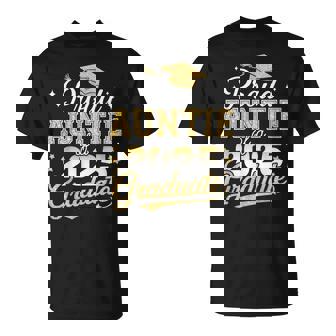 Proud Auntie Of A Class Of 2025 Graduate Senior Graduation T-Shirt | Mazezy