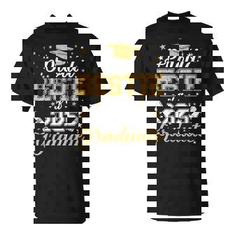Proud Bestie Of A Class Of 2025 Graduate Senior Graduation T-Shirt - Monsterry