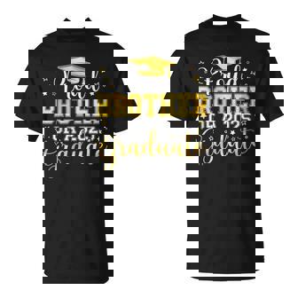 Proud Brother Of A 2025 Graduate Grad Senior Graduation T-Shirt - Thegiftio