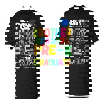 Proud Brother Of A Class Of 2025 Pre-K Graduate Graduation T-Shirt - Thegiftio UK