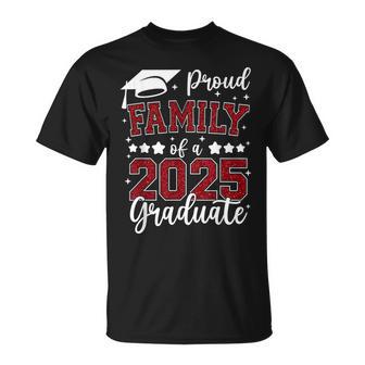 Proud Family Of 2025 Senior Graduate Graduation Family 2025 T-Shirt - Thegiftio UK