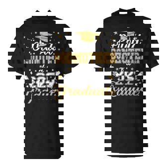 Proud Godmother Of Class Of 2025 Graduate Senior Graduation T-Shirt - Thegiftio UK