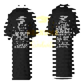 Proud Grandma Of A 2025 Graduate Matching Family Group T-Shirt | Mazezy