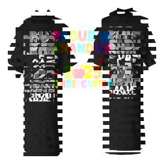 Proud Grandma Class Of 2025 Kindergarten Graduate Graduation T-Shirt - Monsterry