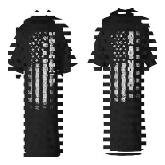 Proud Nana American Flag Mother's Day Patriotic T-Shirt | Mazezy