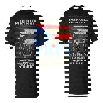 Puerto Rican Papi Dad Puerto Rico Pride Boricua Father's Day T-Shirt - Monsterry