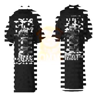 Pug Mommyパグ・マミー パグ・マム 犬のママ 母の日 パグ・ママ Tシャツ - Kawaiitshirt