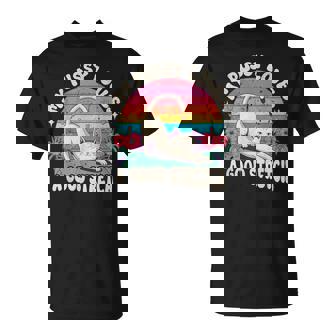 My Pussy Loves A Good Stretch Inappropriate Adult Humor Cat T-Shirt - Seseable