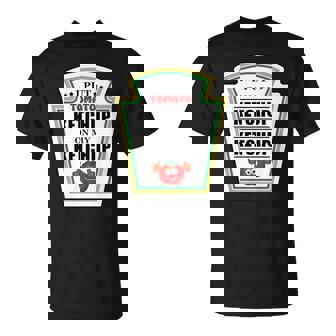 I Put Ketchup On My Ketchup トマトマスタード ハロウィンチーム 長袖tシャツ Tシャツ - Kawaiitshirt