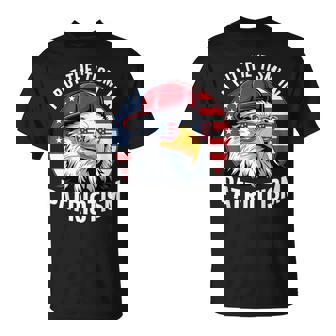 I Put The Tism In Patriotism Athletic American Bald Eagle T-Shirt | Mazezy