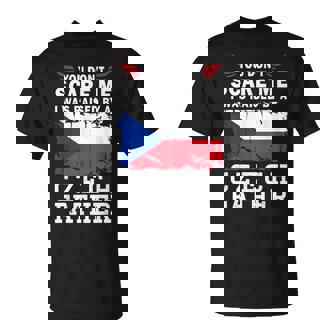 Raised By A Czech Father Father's Day Czech Republic Flag Tシャツ - Kawaiitshirt