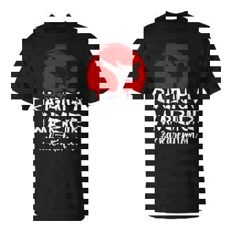 Raising A Warrior Karate Mom Karate Mother Karate Mama T-Shirt - Monsterry
