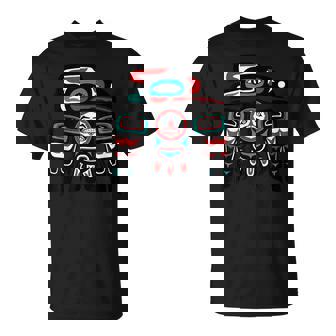 Raven ネイティブアメリカン プライド ハイダ トリンギット トーテム Tシャツ - Kawaiitshirt