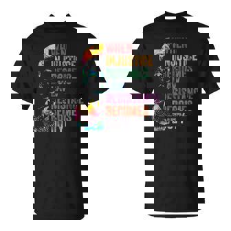 Rbg When Injustice Becomes Law For Student Graduation T-Shirt - Thegiftio