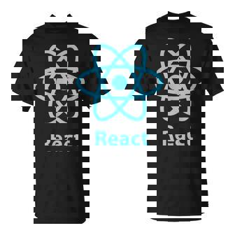 Reactjs ReactJs 公式ロゴ Javascript フレームワーク Tシャツ - Kawaiitshirt
