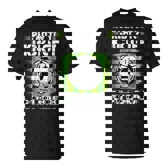 Ready To Kick Off 5Th Grade Soccer First Day Of School Boys T-Shirt - Thegiftio