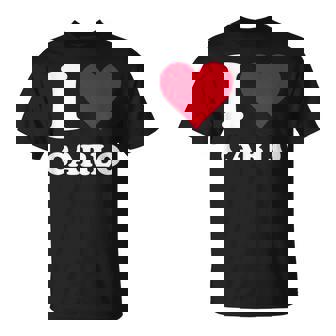Red Heart I Love Carlo Tシャツ - Kawaiitshirt