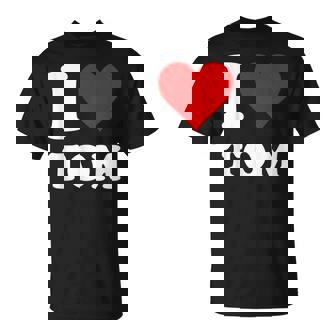 Red Heart I Love Tom Tシャツ - Kawaiitshirt