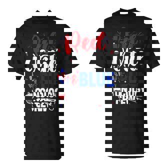 Red White And Blue Oncology Crew 4Th Of July Nurse T-Shirt - Monsterry