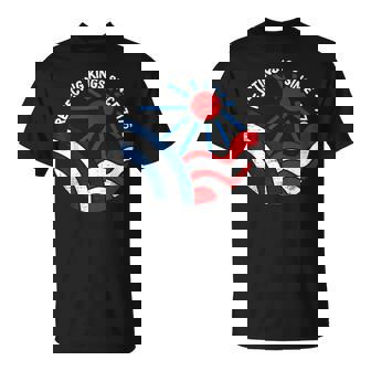 Rejecting Kings Since 1776 Patriotic Usa Flag Retro T-Shirt - Thegiftio