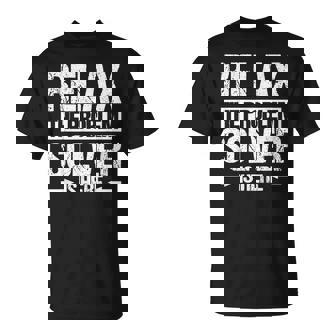 Relax The Problemolver Is Here Maglietta - Novitaregali