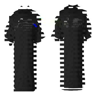 Réservoir De Tracteur Ukrainien Avec Drapeau De L'ukraine T-Shirt - Cadeauxyz