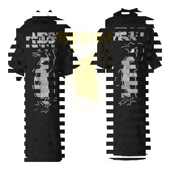 Resist Penguin Resist The Penguin Tariffs T-Shirt - Seseable